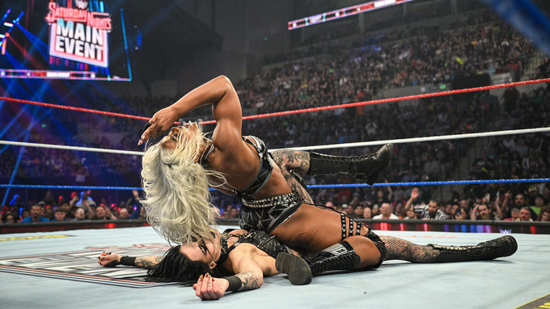 Jade Cargill pins Rhea Ripley