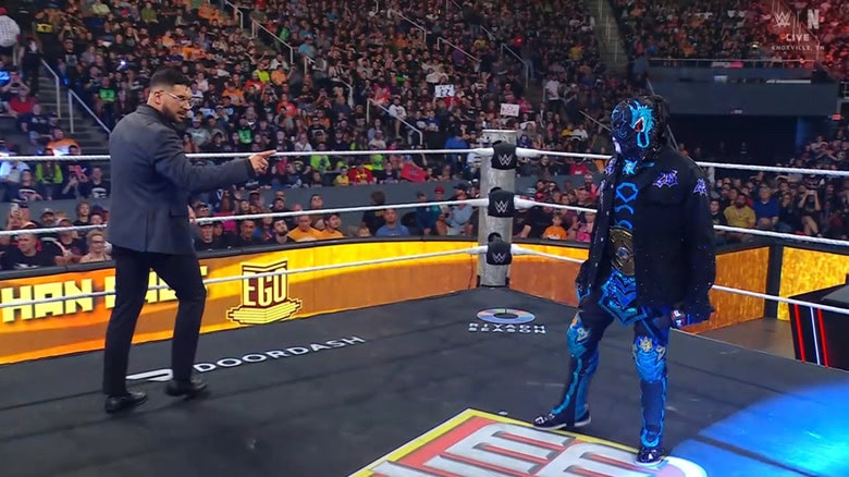 Page and Penta both in the ring