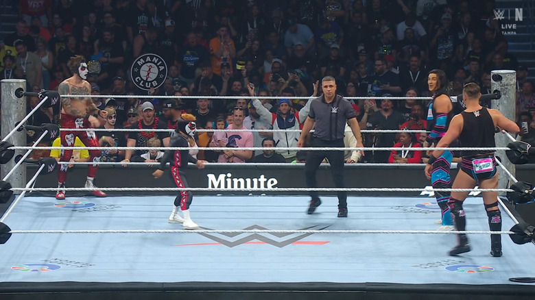 All four men in the ring