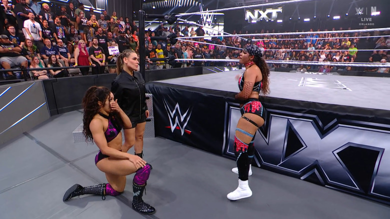 Diggs, Nattie, and Parker on the outside