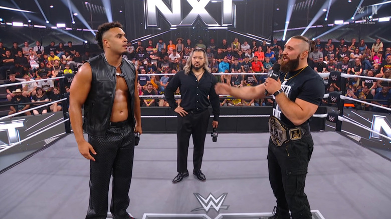 Hendrix, Naraku, and D'Angelo in the ring
