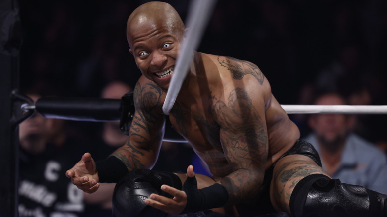 Lio Rush inside the ring
