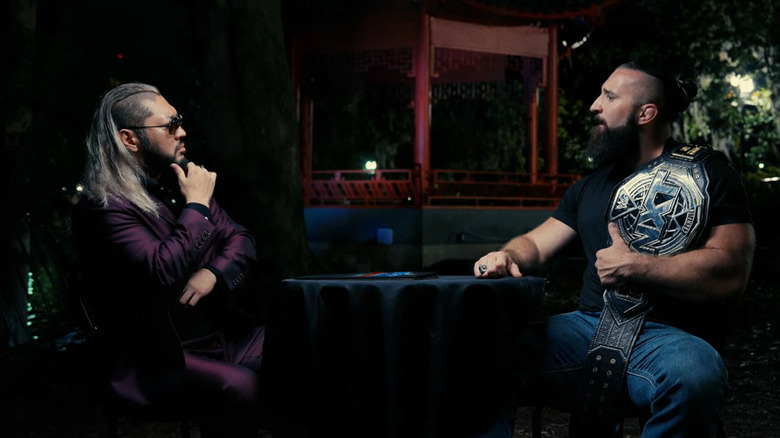 Naraku and D'Angelo sitting down with one another