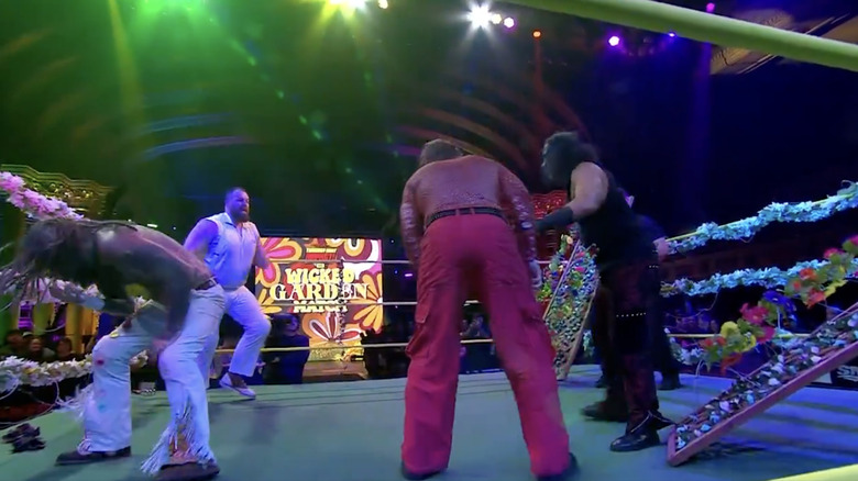 All four men in the ring
