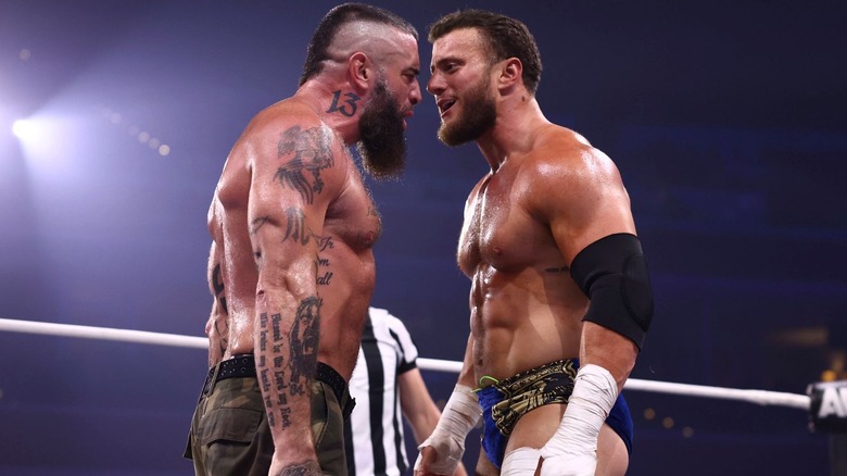 Mark Briscoe goes face to face with MJF