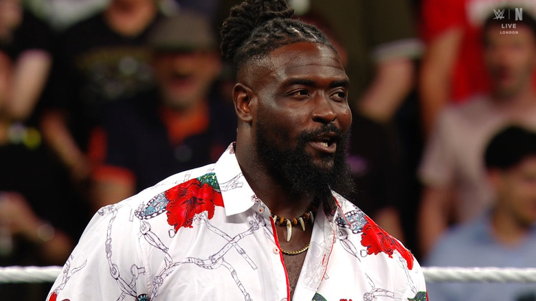 Femi inside the ring