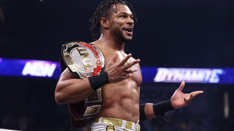 Kevin Knight with the TNT Championship