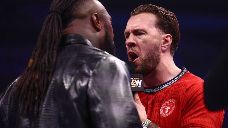 Swerve Strickland faces off with Will Ospreay