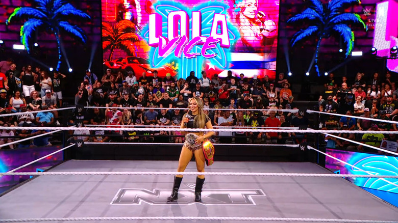 Vice standing in the ring