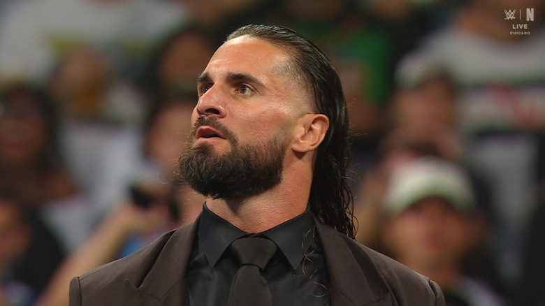 Rollins inside the ring