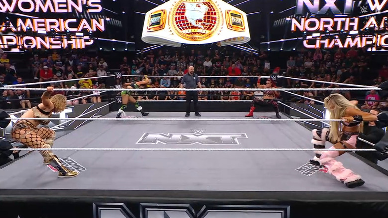 Drake with a Figure Four Leg Lock on Heights