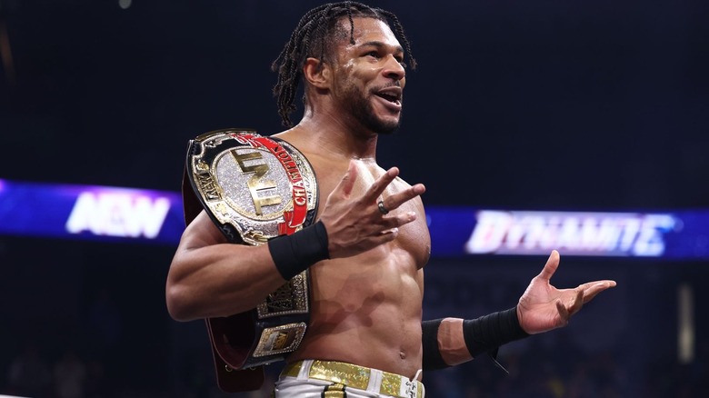 Kevin Knight with the TNT Championship