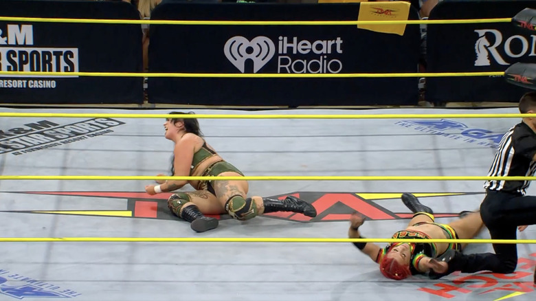 Forza and Threat both down in the ring