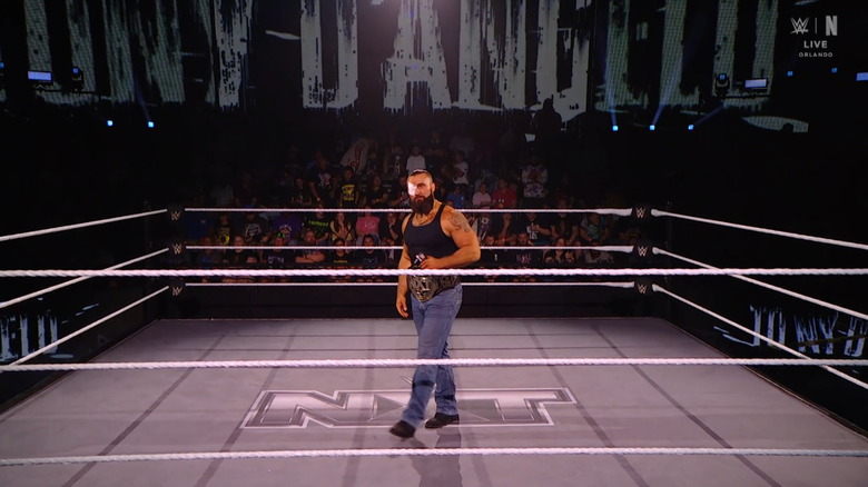 D'Angelo standing in the ring