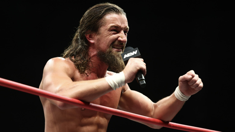 White talking in the ring
