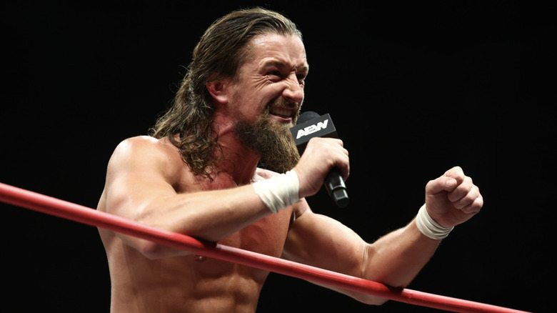 White speaking in the ring