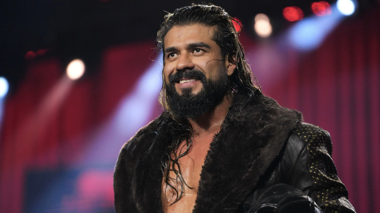 Andrade on the entrance ramp
