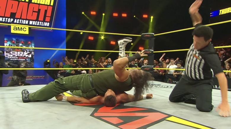Matt pinning Ryan