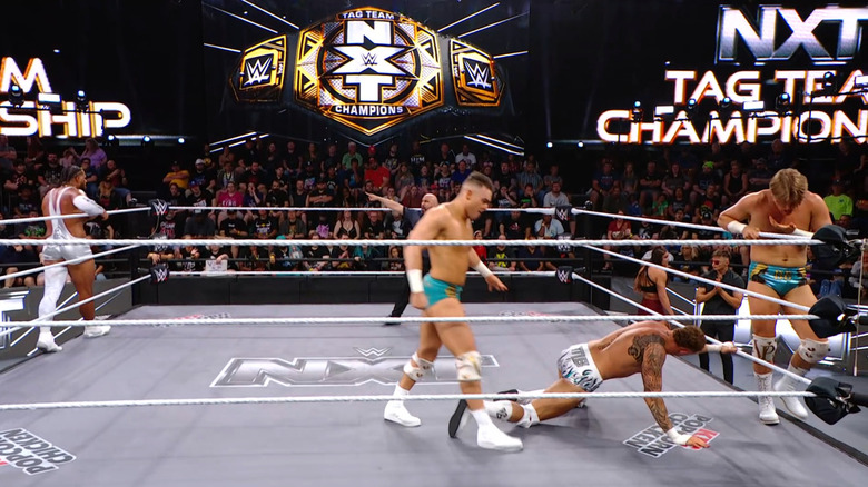 All four men in the ring