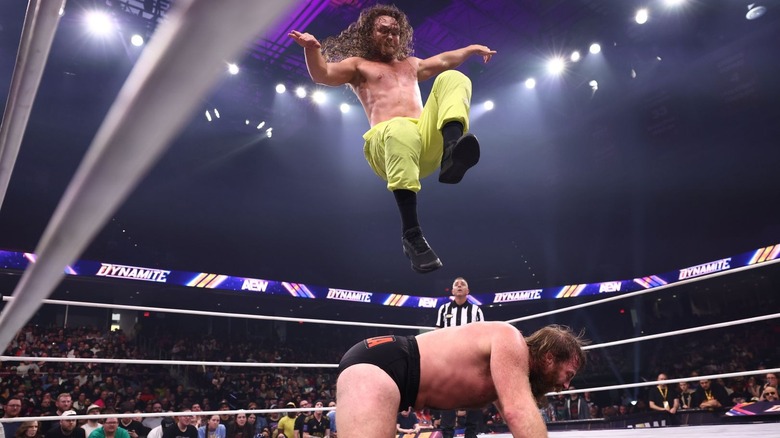 Jack Perry stomping Mark Davis
