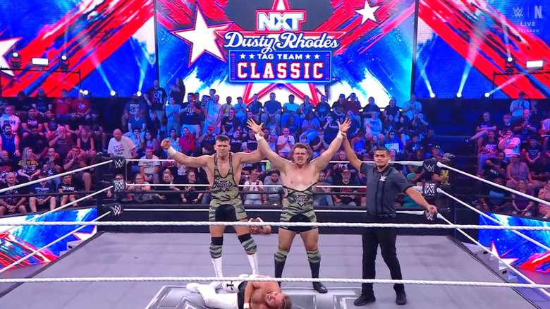 The Creed Brothers standing over Presley